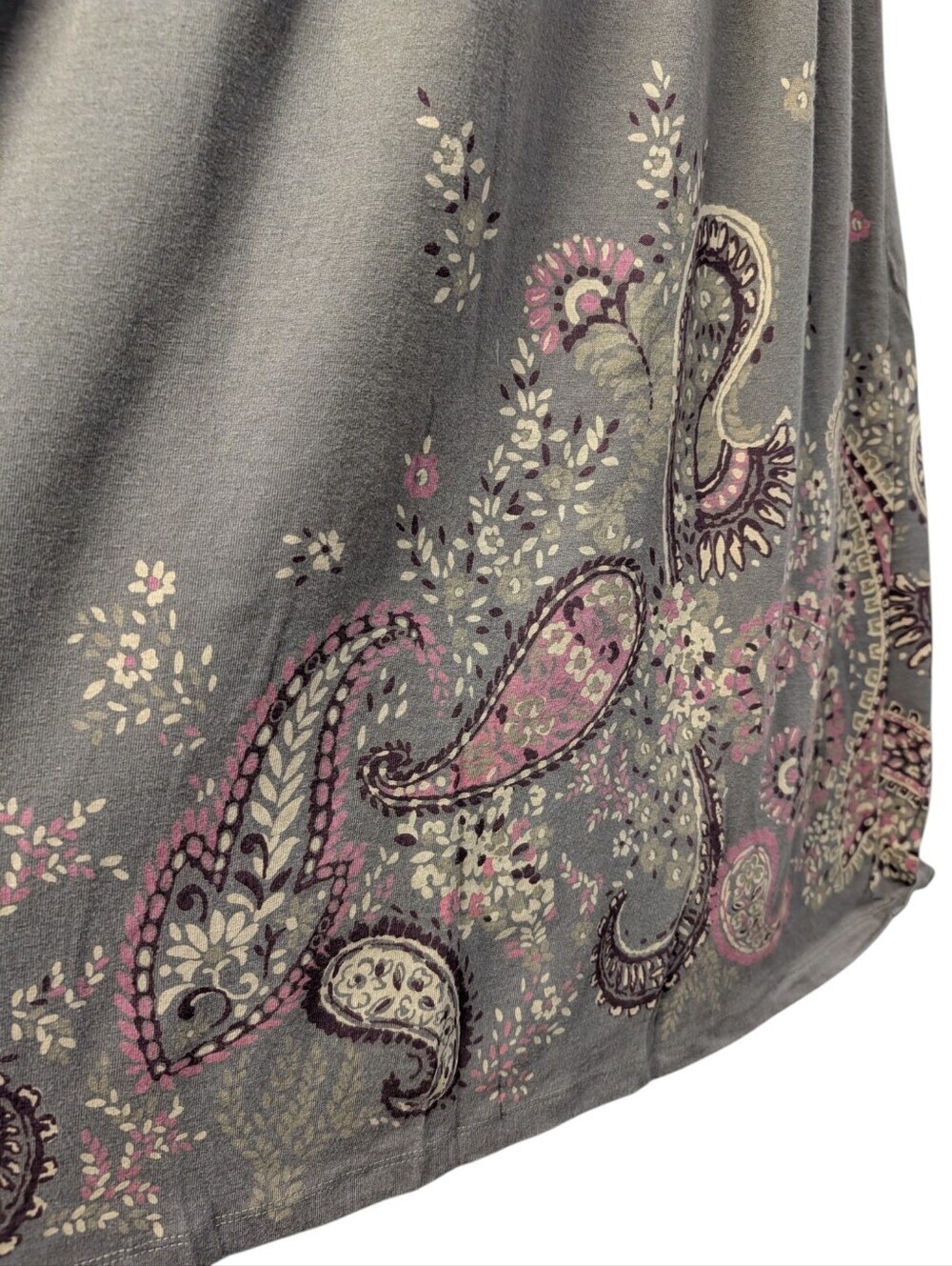 Sonoma Life + Style Brown Green Paisley Sleeveless Empire Waist Dress Sz L NWT - Picture 4 of 5